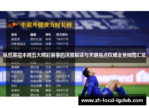 纵览英冠本周五大精彩赛事的深度解读与关键亮点权威全景指南汇总
